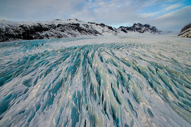 One of the many glaciers in Iceland, Svínafellsjökull