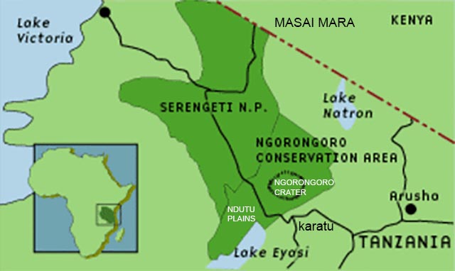 Ngorongoro Map