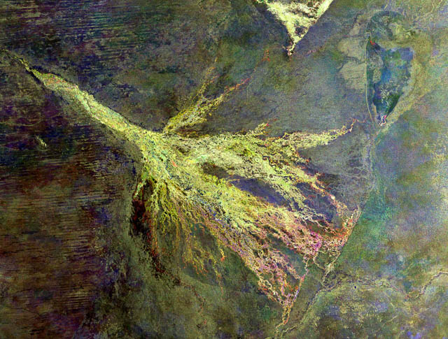 Okavango from space