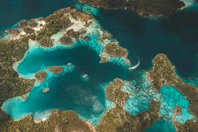 Aerial View of Raja Ampat