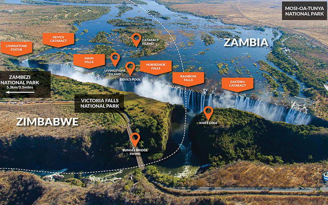 Victoria falls layout
