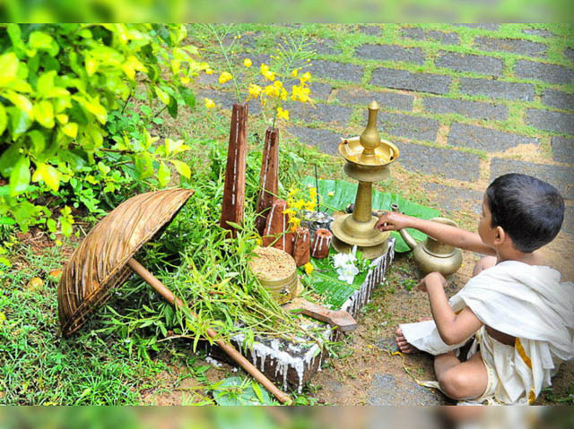Pookalam at Onam