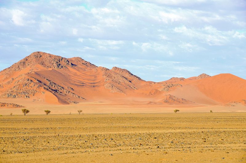 The beautiful landscape of Namibia