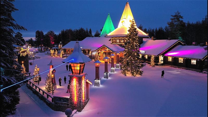 magical santa village