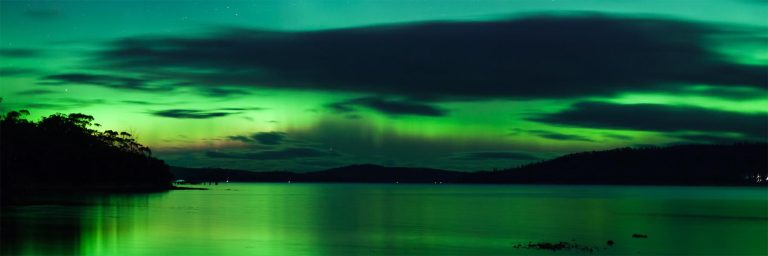 Southern lights in Tasmania