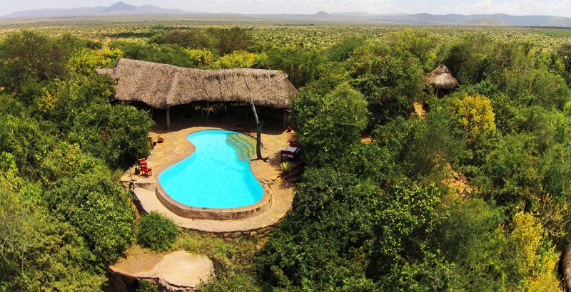 The beautiful Il Ngwesi Lodge