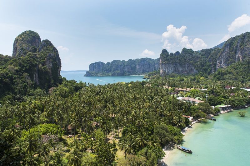 The mangroves surrounding Railay Beach