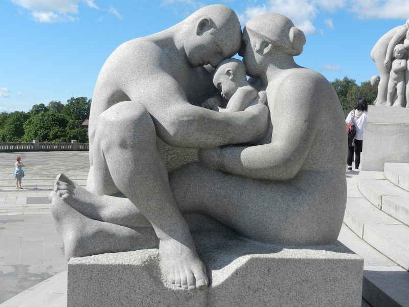 One of the sculptures featured in Vigeland Sculpture Park