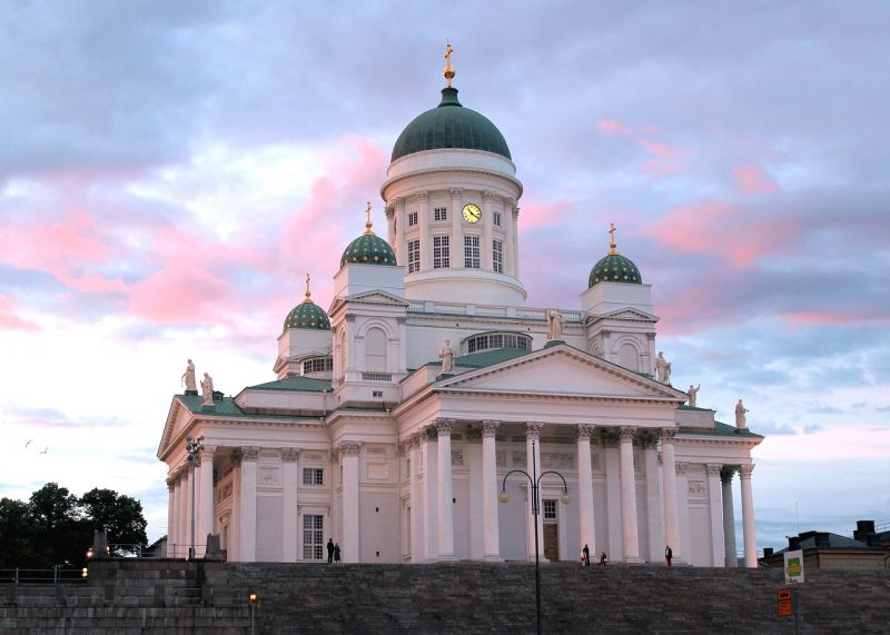 The beautiful Helsinki Cathedral