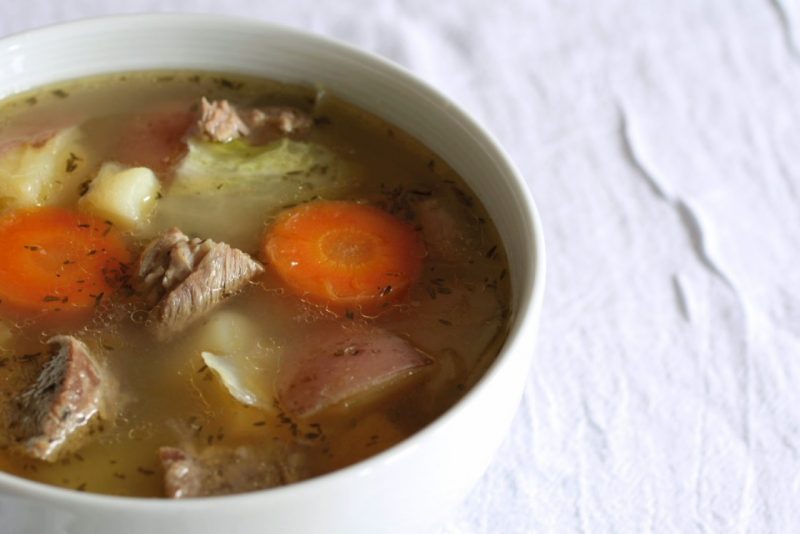 Icelandic lamb soup