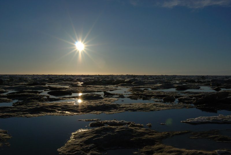 The fascinating phenomena of the midnight sun in the North Pole
