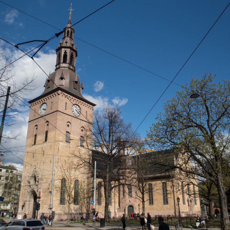Oslo's Cathedral in the daylight