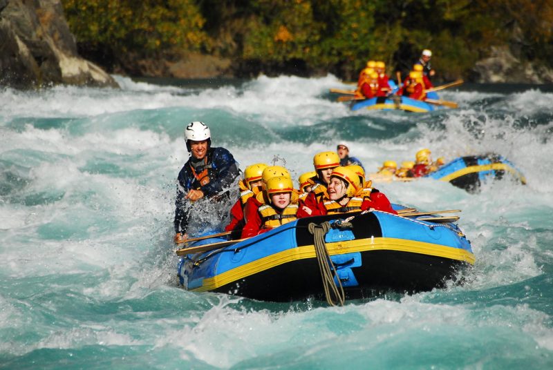 River rafting in Queenstown