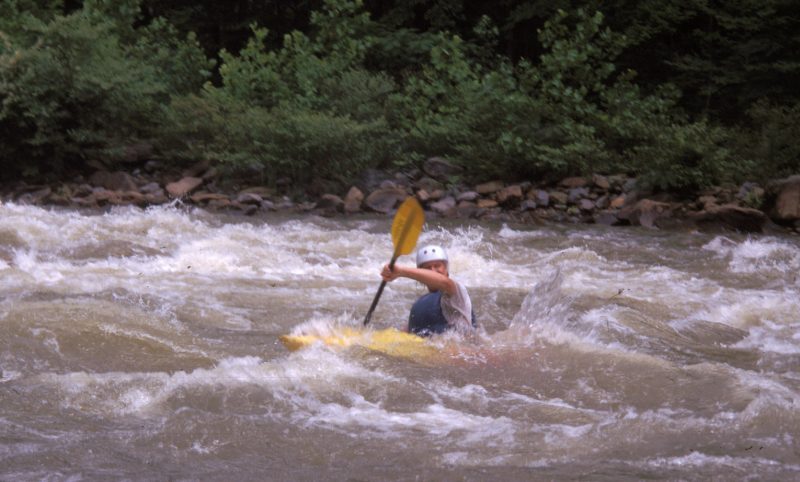Kayaking through the waters of St Lucia estuary