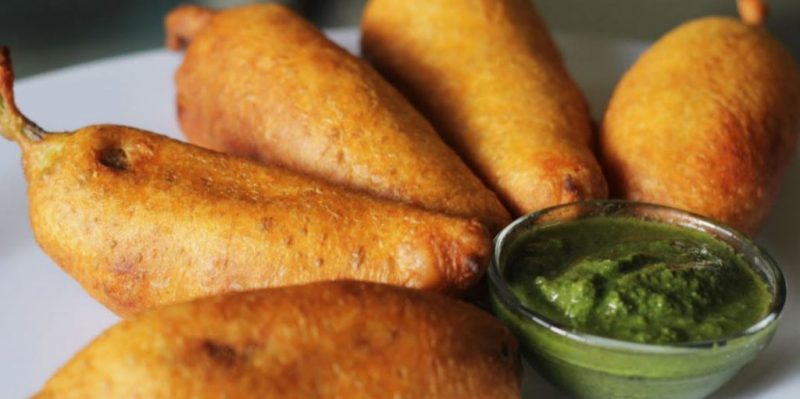 Piquant mirchi bada of Rajasthan