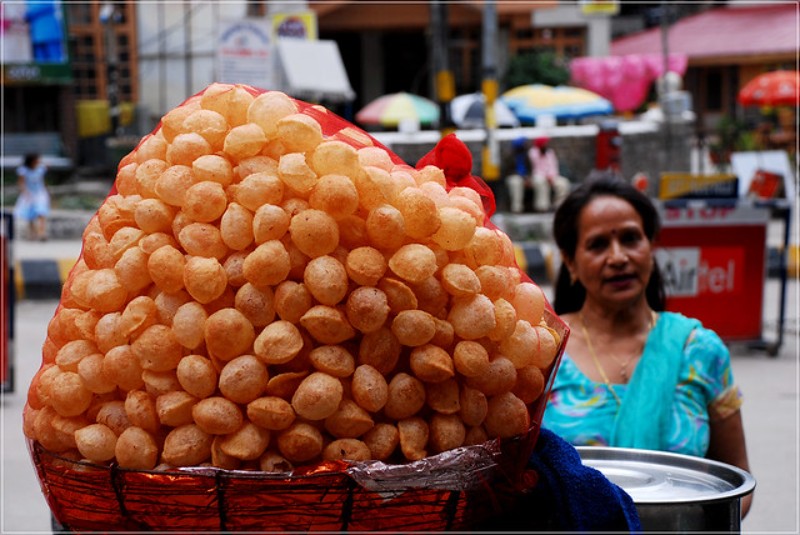 Puchkas in Kolkata