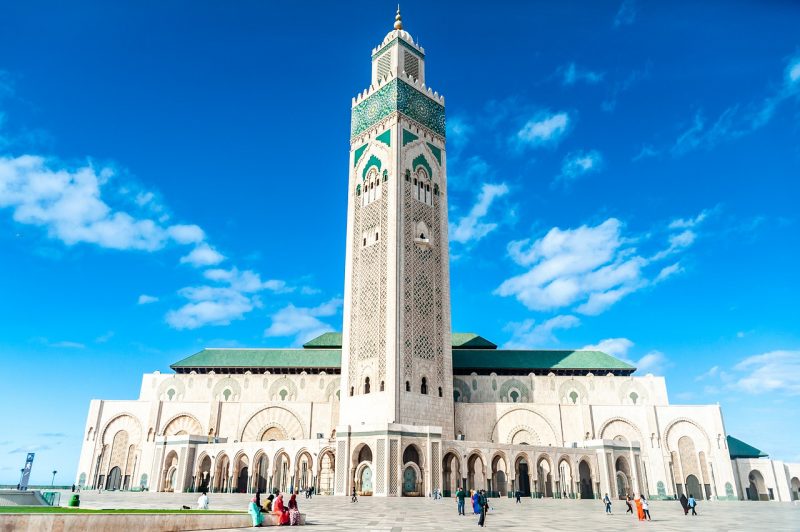 The elegant Hassan II Mosque