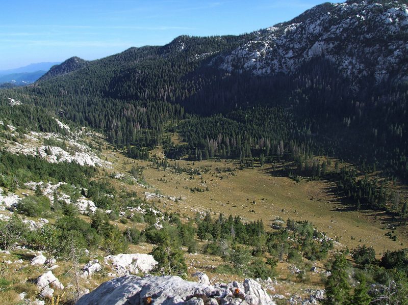 The towering Dinaric Alps