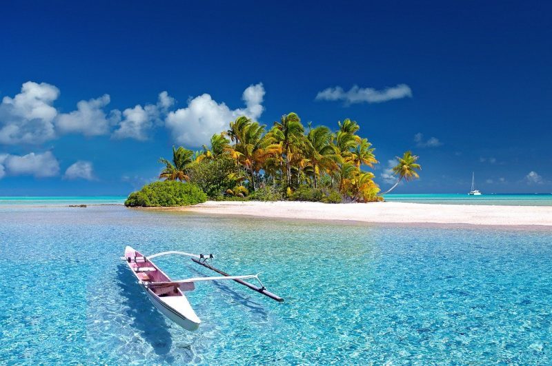 An island in Polynesia, South Pacific