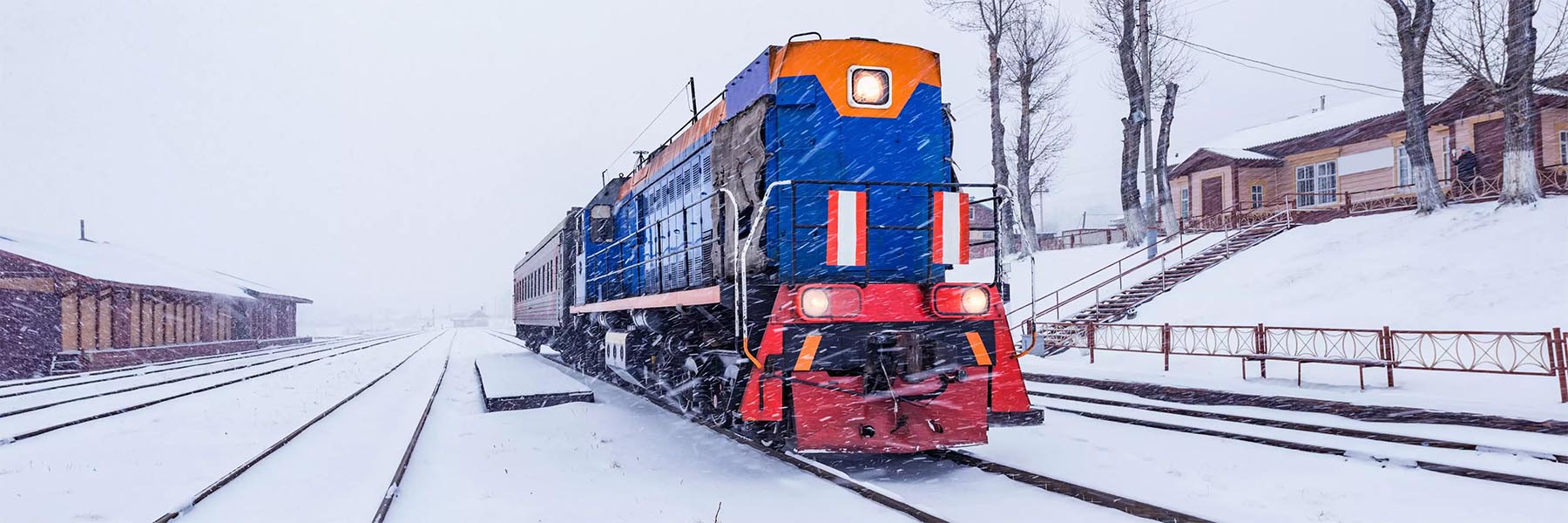 The Trans Siberian train route