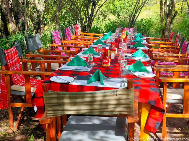Table in Maasai style