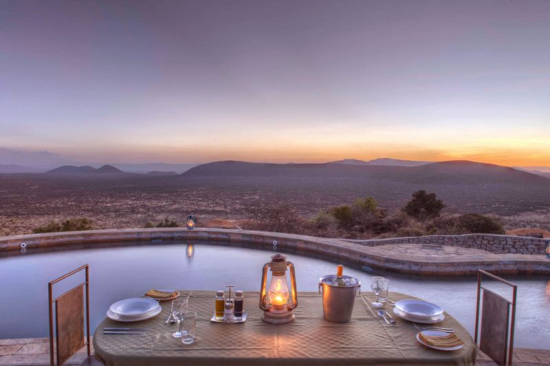 Open dining at Saruni Samburu Camp