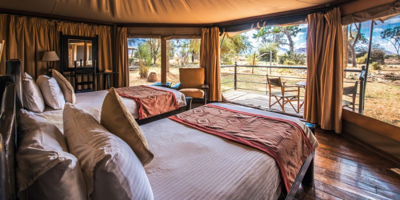 Beautiful views from the rooms of Ashnil Samburu Camp