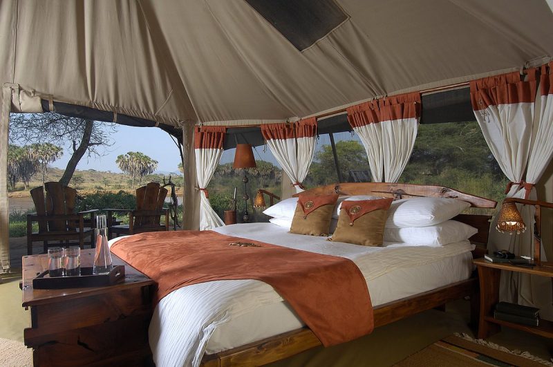 The comfortable rooms of Elephant Bedroom Camp