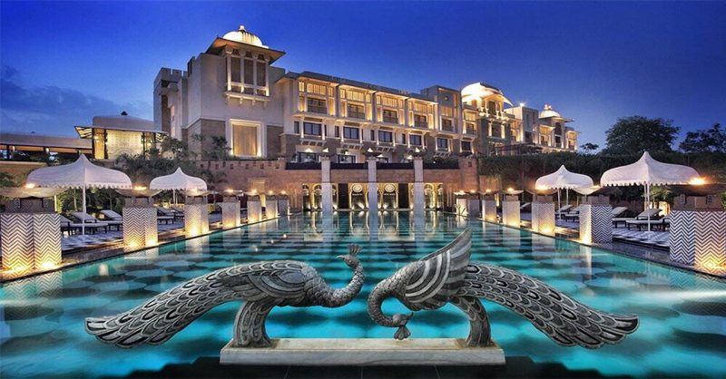 The extravagant Leela Palace