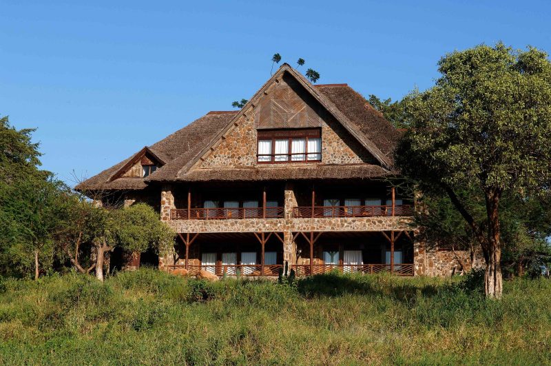 The exterior of Kilaguni Serena Safari Lodge