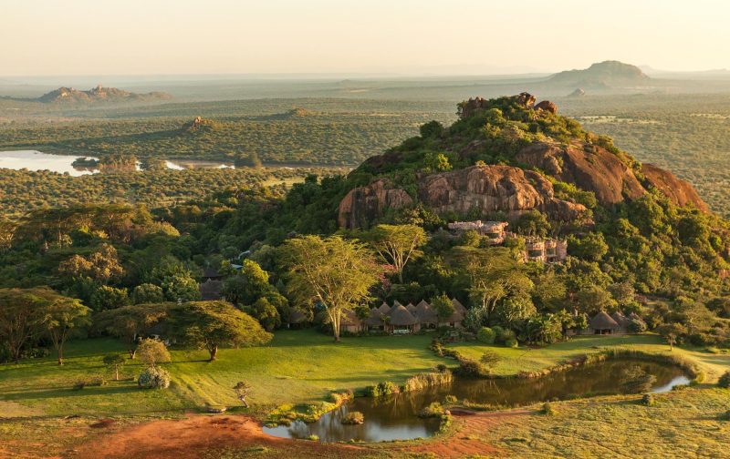 The scenic Laikipia Plateau