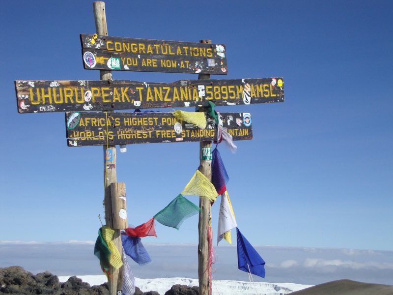 Hiking at Mount Kenya