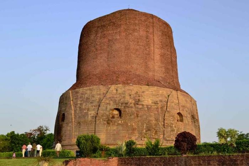 The majestic Dhamek Stupa