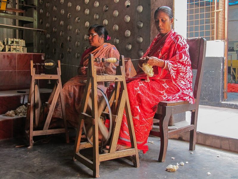 Silk weaving in Varanasi